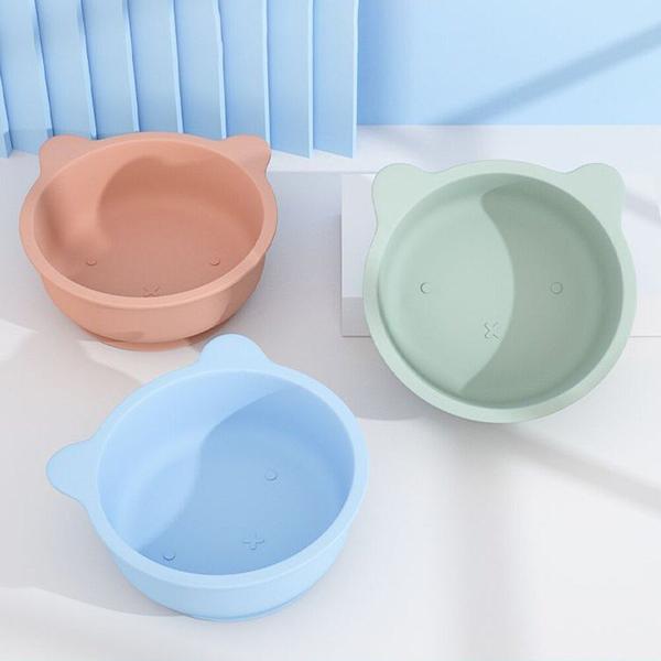 Imagem de 1PC Food Grade Silicone Children Bowl, Strong Suction Cup At