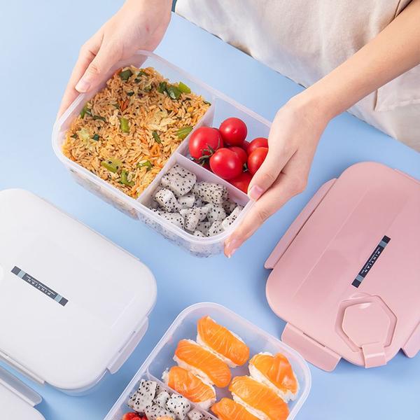 1PC PINK 1500ml Caixa de almoço térmica Plástico Quadrado Selo Comida Geladeira Lanche Caixa Estudante Escritório De Almoço Ao Ar Livre Recipiente de Comida de Almoço Lancheiras - HTTN Imagem de 1PC PINK 1500ml Caixa de almoço térmica Plástico Quadrado Selo Comida Geladeira Lanche Caixa Estudante Escritório De Almoço Ao Ar Livre Recipiente de Comida de Almoço Lancheiras