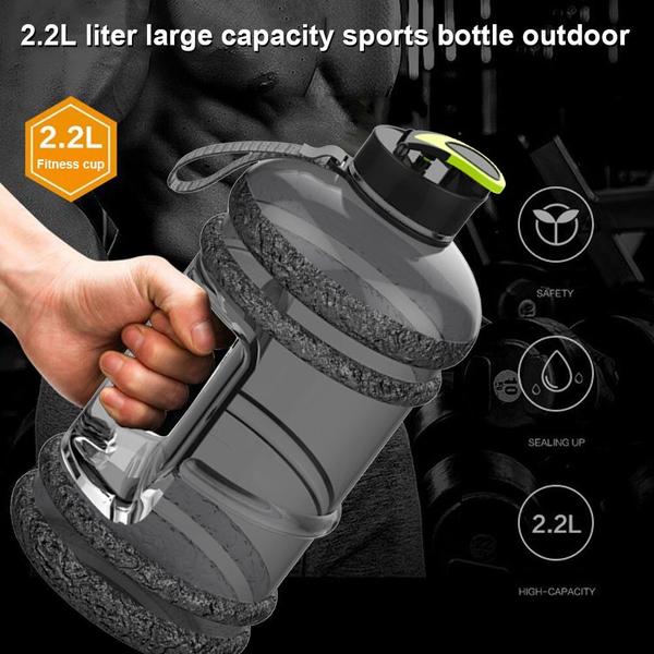 Imagem de 1PCS 2.2L Grande Garrafa de água Chaleira Portátil para treinamento de esportes ao ar livre treinamento de bebidas fitness  Equipamento de fitness ao ar livre