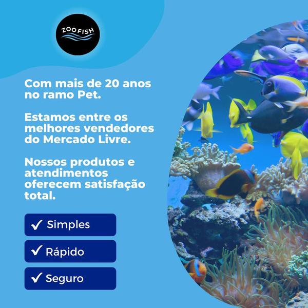 Imagem de 1un Ração Zoofish Mega Peixe Betta Bits 20g