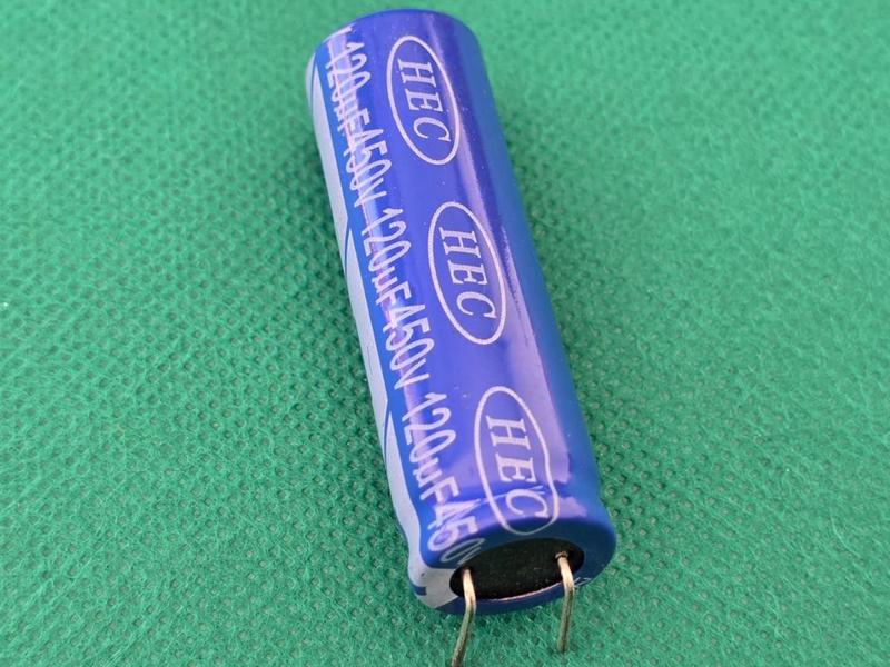 Imagem de 1x Capacitor Eletrolitico 120uf/450v 105º 16x51mm Hec