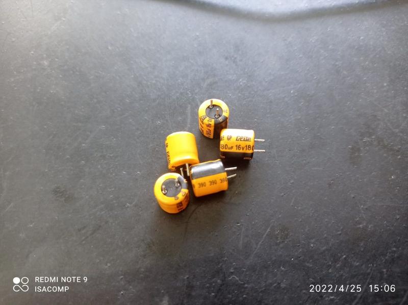 Imagem de 1x Capacitor Eletrolítico 180uf/16v 105 8x8mm Elite Pre