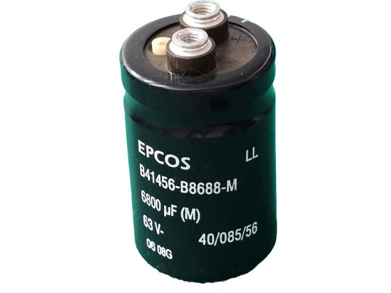 Imagem de 1x Capacitor Eletrolitico 6800uf/63v Giga 85º 35x55mm Epcos