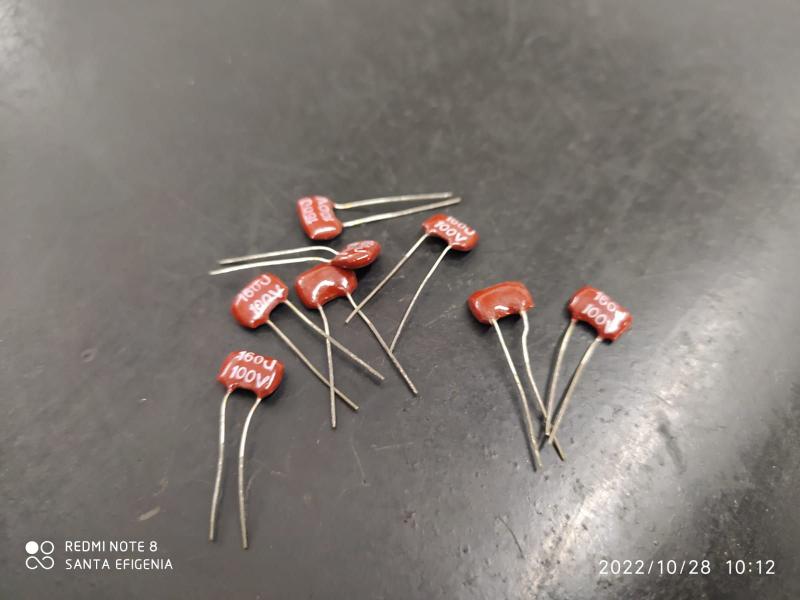 Imagem de 1x Capacitor Mica Prata 160pf/100v 5% Cm0 Icl