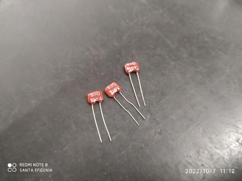 Imagem de 1x Capacitor Mica Prata 53pf/100v Tolerancia 1pf Icl