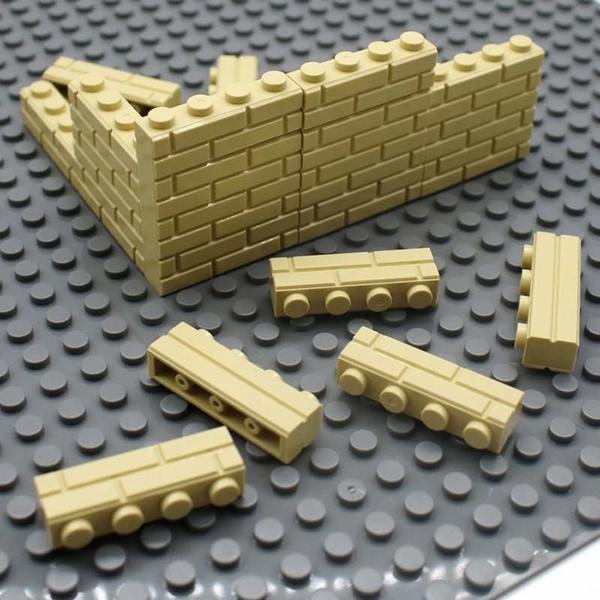 Imagem de 1x4 1x2 Cubo De Parede Blocos De Construção Marumine Moc Tijolos Compatíveis Diy Brinquedo Casa