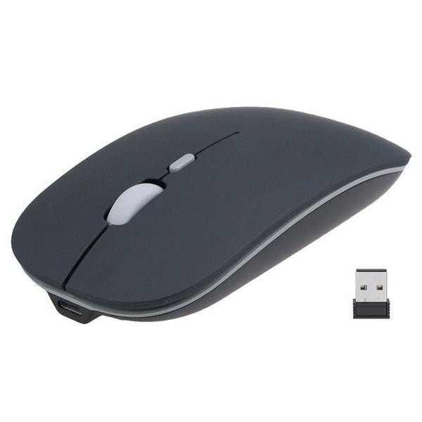 Imagem de 2.4g Wireless Mouse Recarregável Mouses Ultra-fino Mute Mouse