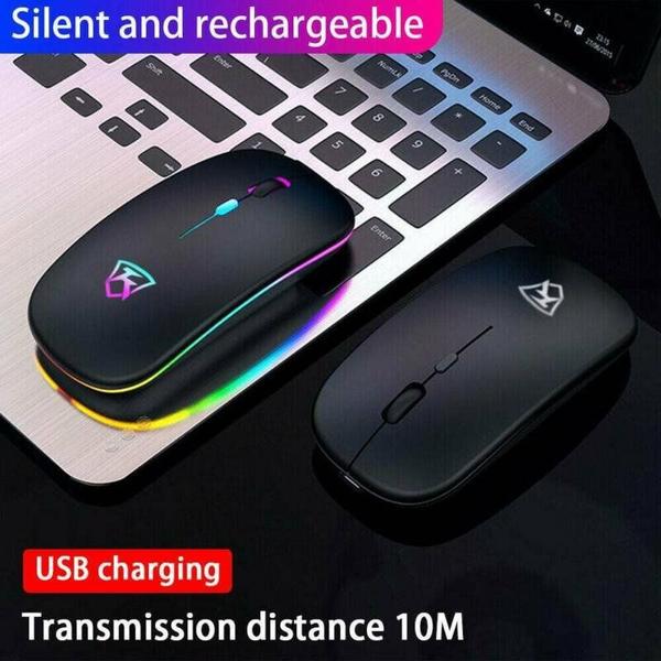 Imagem de 2.4GHz USB Gaming LED Wireless Cordless Mouse Mice Óptico para PC Laptop Windows