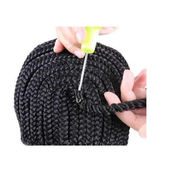 Imagem de 2 Agulhas Para Trança Microlink Crochet Braids Trava Gancho