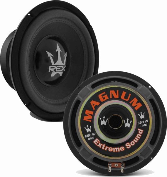 Imagem de 2 Alto Falante Subwoofer Magnum Rex 8 Polegadas 650w Rms 4/8