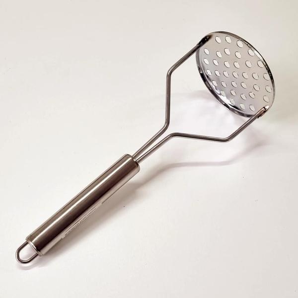 Imagem de 2 Amassador Espremedor Batata Purê Inox Grande Profissional