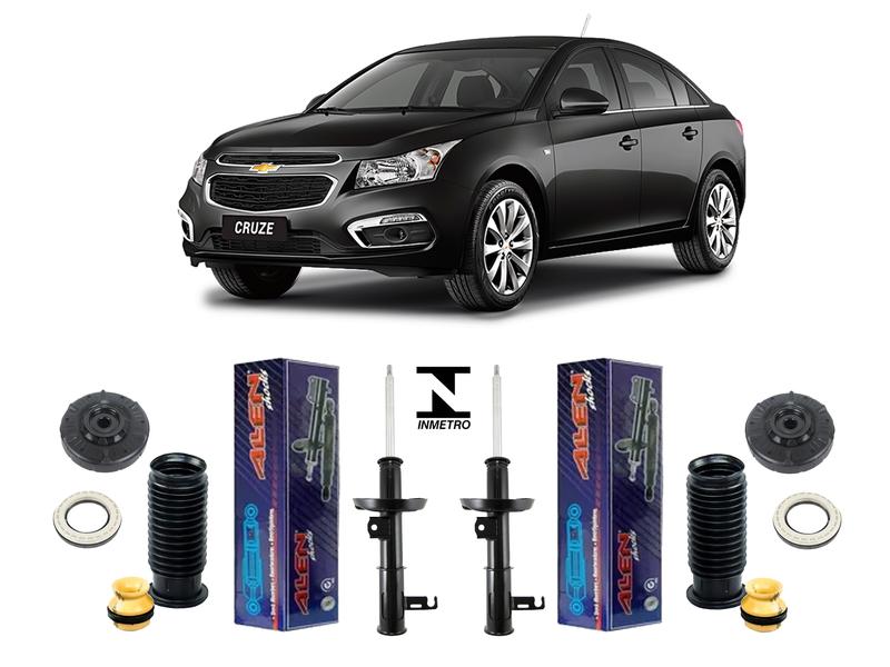 Imagem de 2 Amortecedor Kit Batente Dianteiro Cruze Sedan 2012 13 14