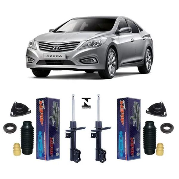 Imagem de 2 Amortecedor + Kits Dianteiros Hyundai Azera 2011 2012 2013