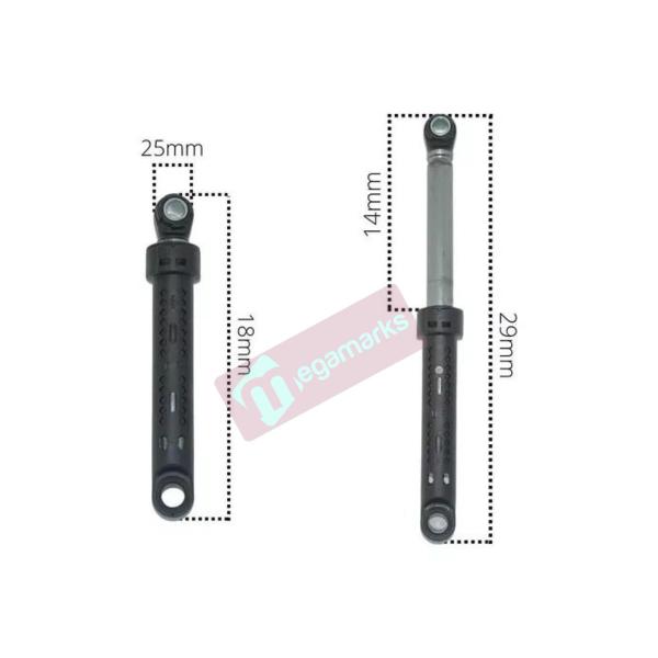 Imagem de 2 Amortecedores Do Cesto para samsung Lava E Seca e lavadora Dc66-00421b