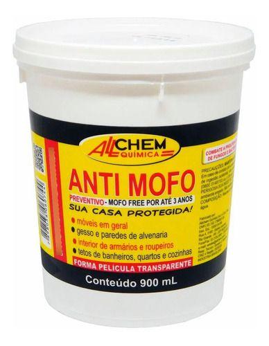 Imagem de 2 Anti Mofo Preventivo 900ml Sem Mofo 3 Anos + Trincha Pincel