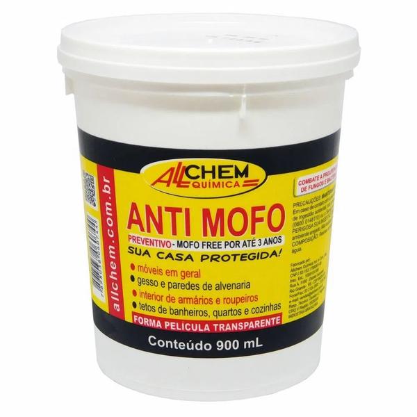 Imagem de 2 Anti Mofo + Trincha 2 Pol + Rolo 9cm + Bandeja Azul 250ml