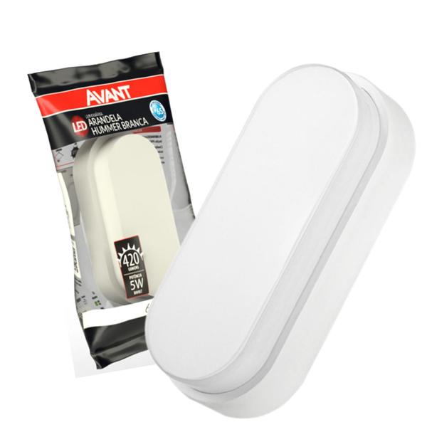 2 Arandela Tartaruga Led Branca Ip65 5w Branco Frio 6500k - Avant Imagem de 2 Arandela Tartaruga Led Branca Ip65 5w Branco Frio 6500k