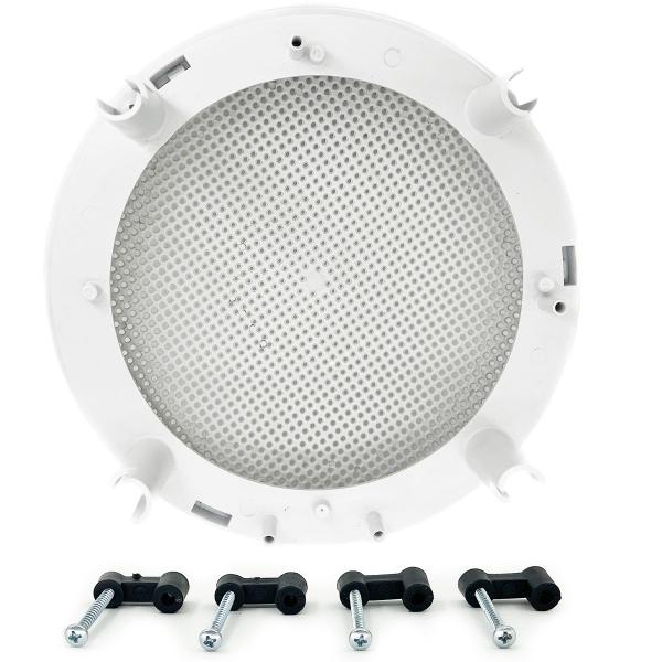 2 Arandelas P/ 6 Pol Som Ambiente Teto Gesso Pvc Embutir - ORION Imagem de 2 Arandelas P/ 6 Pol Som Ambiente Teto Gesso Pvc Embutir