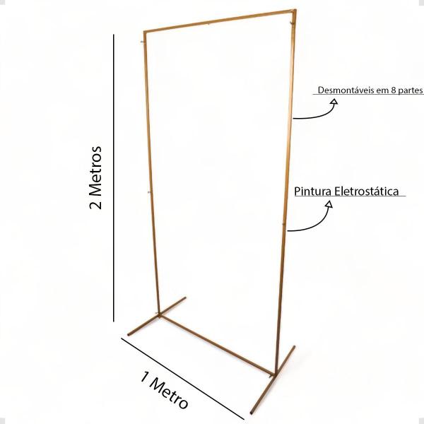 Imagem de 2 Arco Desmontável P/ Painel Evento Festa Em Ferro Envio Já