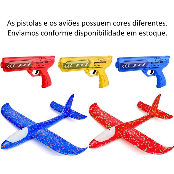 2 Arminhas Lançador de Aviões 2 Aviõezinhos Planador com Luz - Futuro Imagem de 2 Arminhas Lançador de Aviões 2 Aviõezinhos Planador com Luz