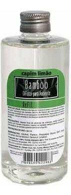 Imagem de 2 Aromatizador De Ambiente Refil 250ml Bamboo Capim Limão