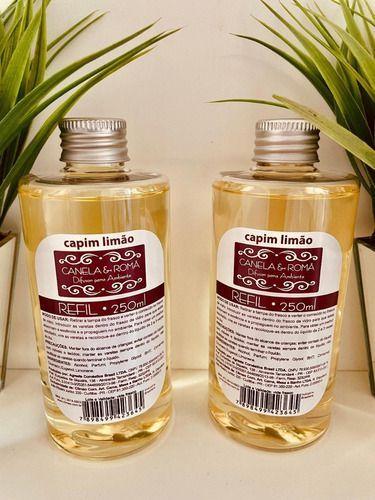 Imagem de 2 Aromatizadores De Ambiente Refil 250ml Canela E Romã