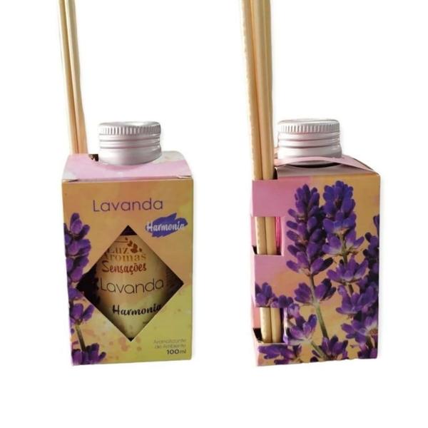 Imagem de 2 Aromatizante Ambiente Cheirinho Difusor Vareta Perfume Casa 100ml Odorizador Luz Aromas - Envio Já