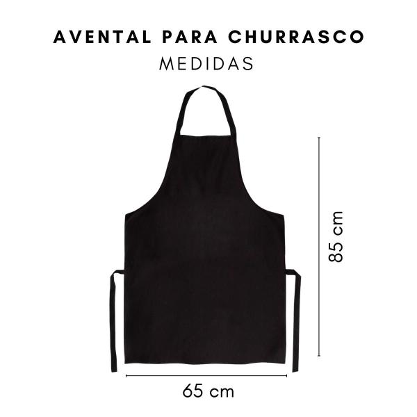 Imagem de 2 Aventais De Cozinha Roupa De Garçom Preto Faço Mágica