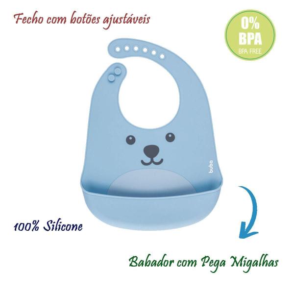 Imagem de 2 Babadores De Silicone Pega Migalhas Gumy Buba - ul