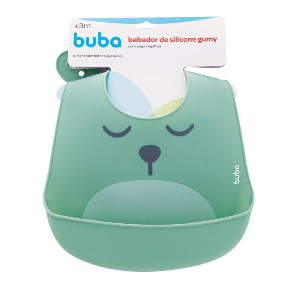 Imagem de 2 Babadores De Silicone Pega Migalhas Gumy Buba - Verde