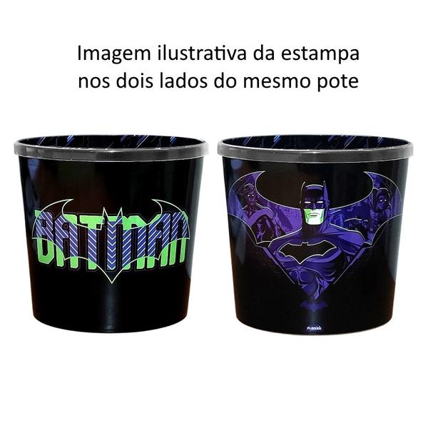 Imagem de 2 Baldes de Pipoca Batman Estampado Bacia com 2.1L Original