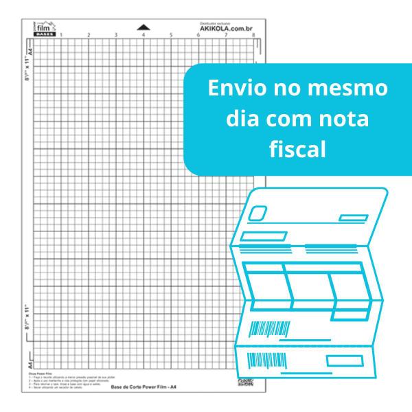 Imagem de 2 Base de Corte A4 Transparente Para Silhouette Portrait, Portrait 2, 3 e 4 - Cameo, Cameo 2 e 3 - Com Cola