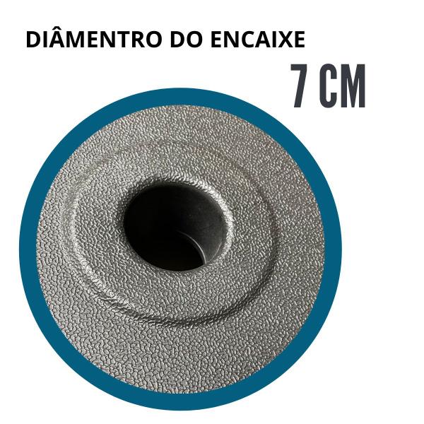 Imagem de 2 Bases para Ombrelone Reforçada 60Kg Suporte Água ou Areia 60x78 Importway Iwbo-60