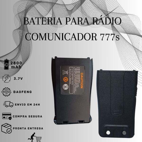 Imagem de 2 baterias para rádio baofeng uhf 777s e 888s