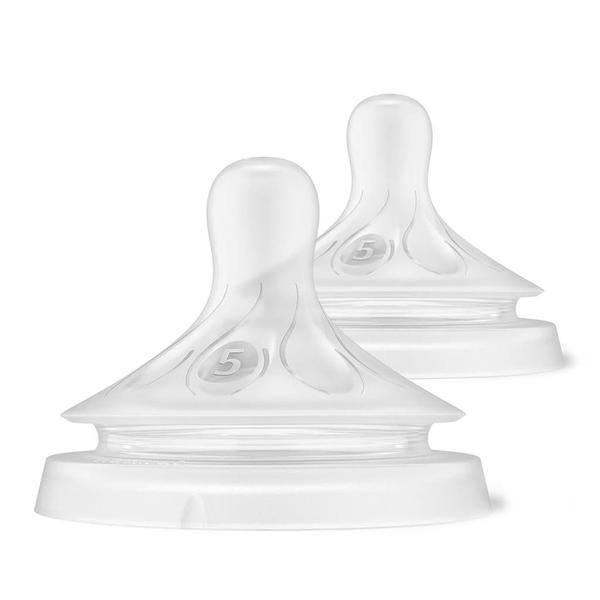 Imagem de 2 Bicos De Silicone Para Mamadeira Ritmo Individual N5 - Philips Avent