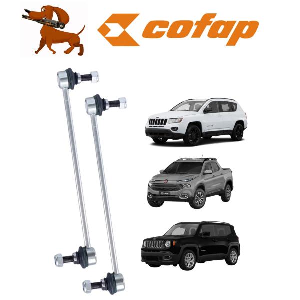 Imagem de 2 Bieleta Original Cofap Dianteiro Jeep Compas 4x2 4x4 17 18