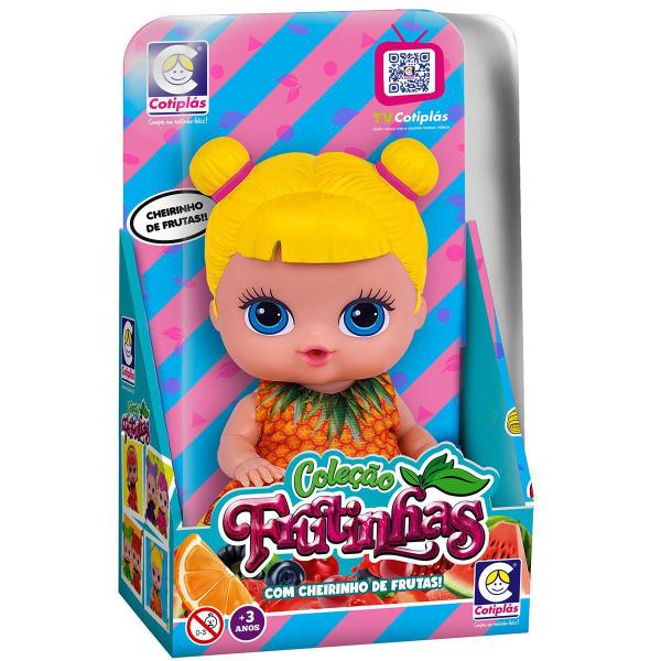 Imagem de 2 Boneca Bebe Frutinhas Cheirinho De Frutas Abacaxi E Uva