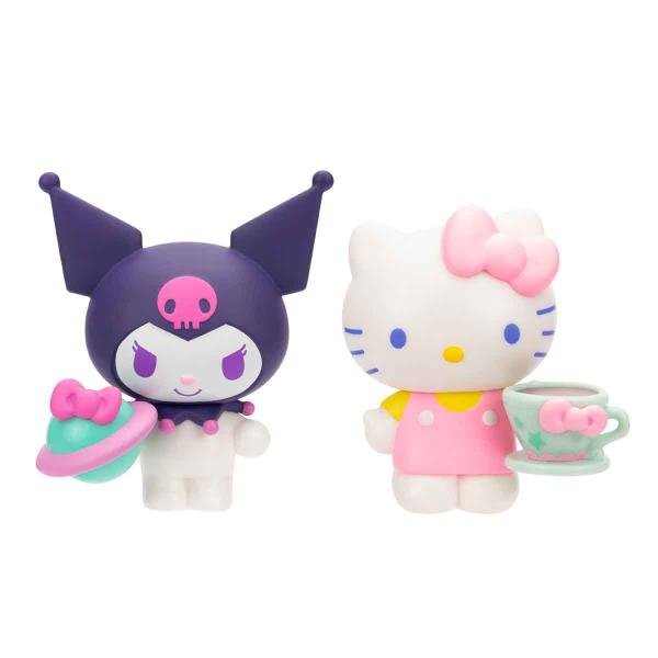 Imagem de 2 Bonecas Hello Kitty e Kuromi (Xícara Verde) - Hello Kitty