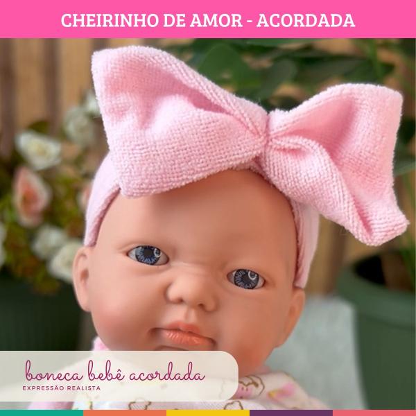 Imagem de 2 Bonecas Reborn 23cm Cheirinho De Amor Milk Brinquedos