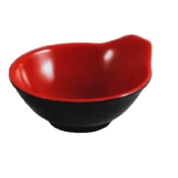 2 Bowl Oriental em Melamina Molheira 150ml Sushi Porções - Fx Imagem de 2 Bowl Oriental em Melamina Molheira 150ml Sushi Porções