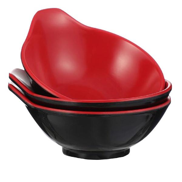 2 Bowl Oriental em Melamina Molheira 150ml Sushi Porções - Fx Imagem de 2 Bowl Oriental em Melamina Molheira 150ml Sushi Porções