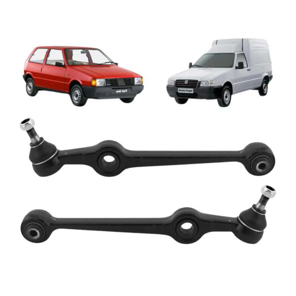 Imagem de 2 Braço Oscilante Suspensão Dianteiro Fiat Fiorino 1988 A 2013 Nakata