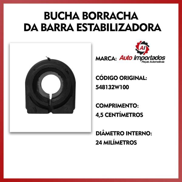 2 Bucha Bieleta Dianteira Hyundai Grand Santa Fé 2013 A 2016 - Grupo Auto Imagem de 2 Bucha Bieleta Dianteira Hyundai Grand Santa Fé 2013 A 2016