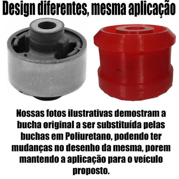 Imagem de 2 Bucha Menor Balança Dianteira Chery Qq 2011 2012 2013 Nova Em Poliuretano