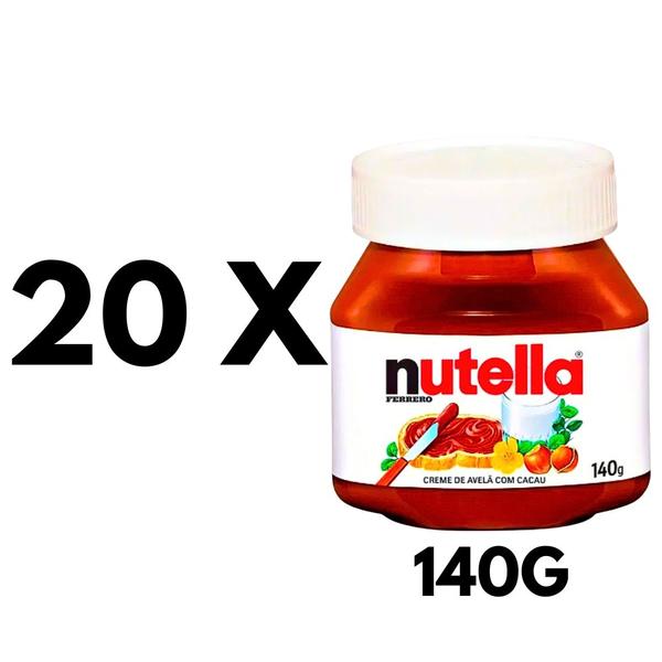 Imagem de 2 Caixas De Nutella Creme De Avelã 140g Oferta - 2cx c/ 10un Cada