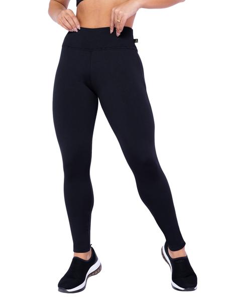 Imagem de 2 Calça Legging Flanelada Térmica Anti frio Suplex Cintura Alta Feminina Fitness.