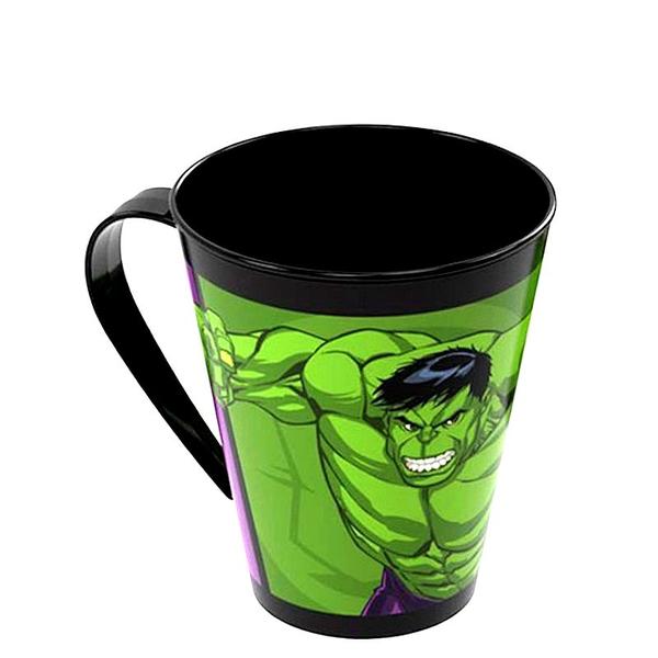 Imagem de 2 Canecas 360ml Estampa Do Incrível Hulk Livre De Bpa