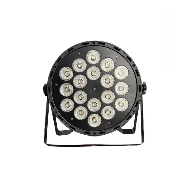 Imagem de 2 Canhao Refletor Par Led 18 Leds Rgbw 12w Quad Dmx 4in1