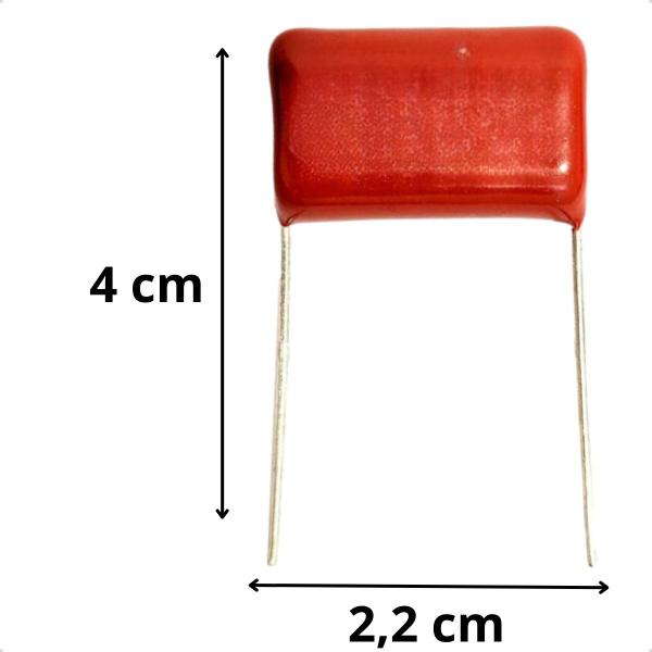 Imagem de 2 Capacitor Corneta 47x100 + 2 Capacitor Sup Tweeter 2m2x250