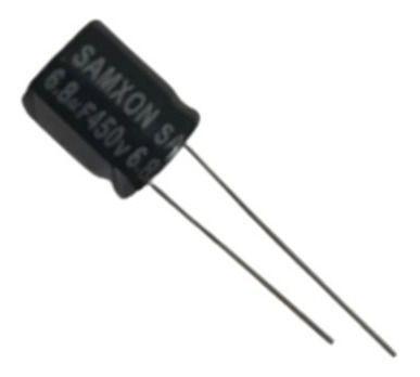 Imagem de 2 Capacitor Eletrolítico 6.8uf 450v 105 Marca Samxon